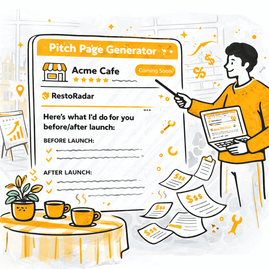 Pitch Page Generator Screenshot
